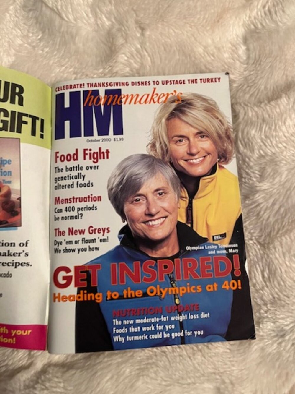 2/$35 HM Homemakers Oct2000 Olympian Lesley Tomlinson Sarah Polley Jeanne Becker